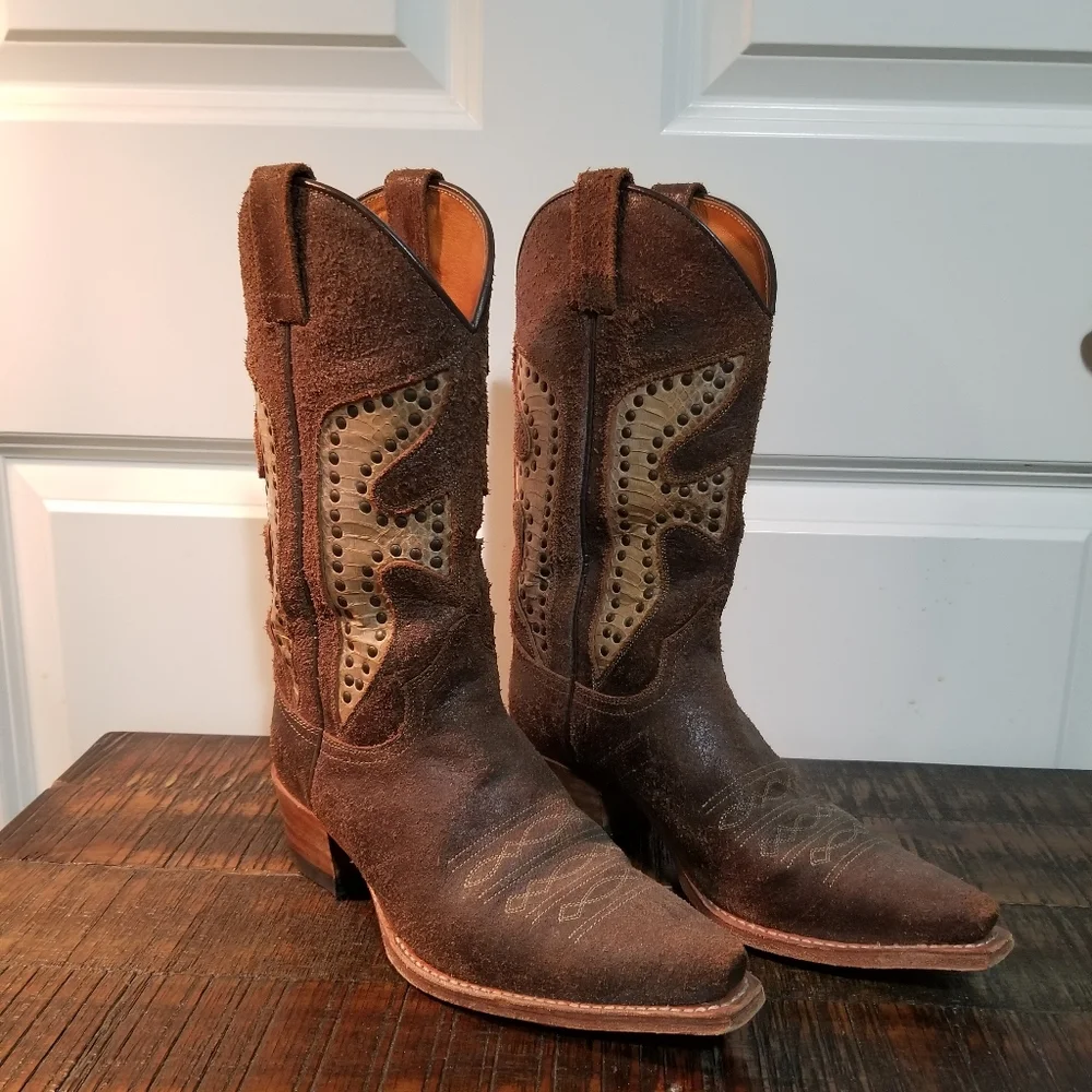 EUC Frye Python Boots - Picture 2 of 8
